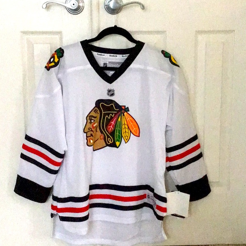 Youth NHL White Jersey Size Youth L/XL